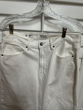 a.n.a White High-Rise Skirt